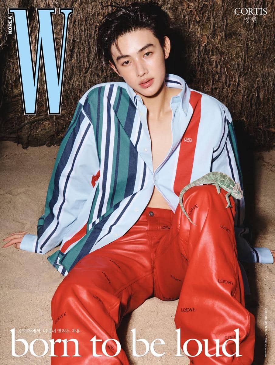 Pemotretan Cortis bersama W Korea