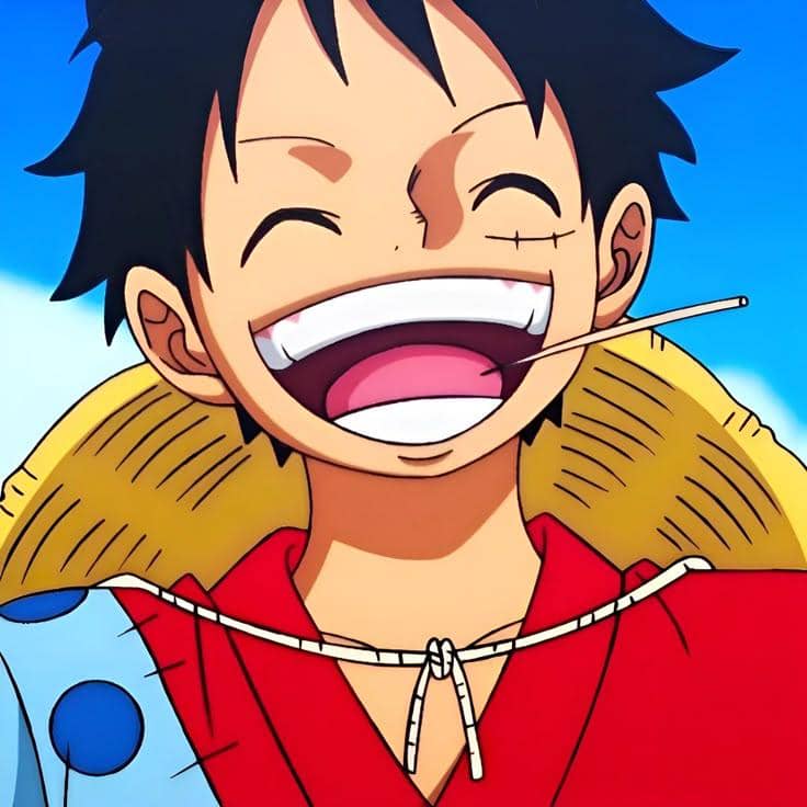Monkey D. Luffy,karakter yang memiliki optimisme tinggi dan Mental yang tangguh.