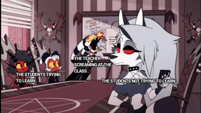 8 Meme Kartun tentang Momen di Kelas, Malu Jawab Pertanyaan