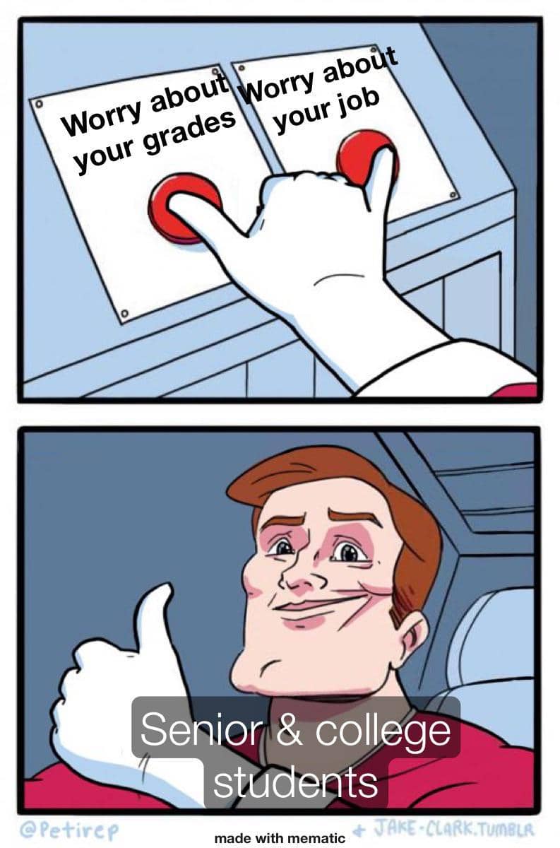 meme kartun tentang anak kuliahan