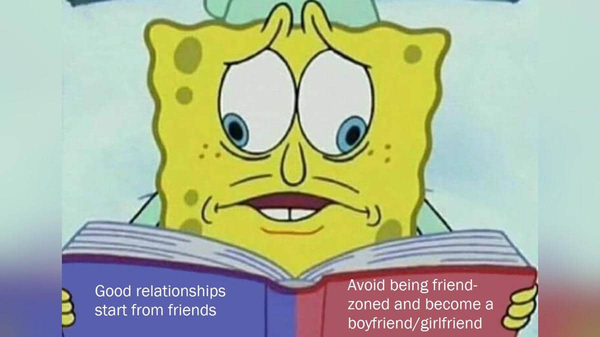 meme SpongeBob tentang saran