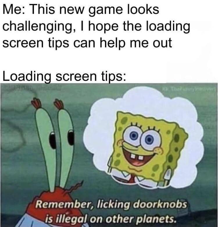 meme SpongeBob tentang saran