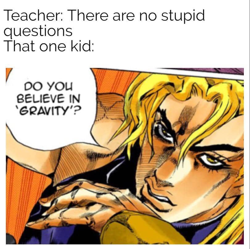 meme kartun tentang momen di kelas