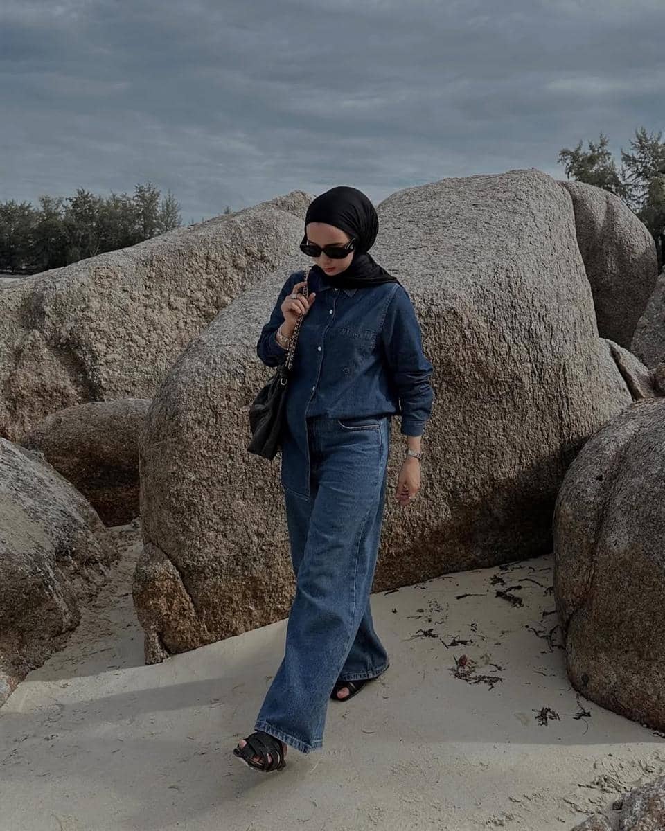 OOTD ke Pantai ala Erlinda Yuliana