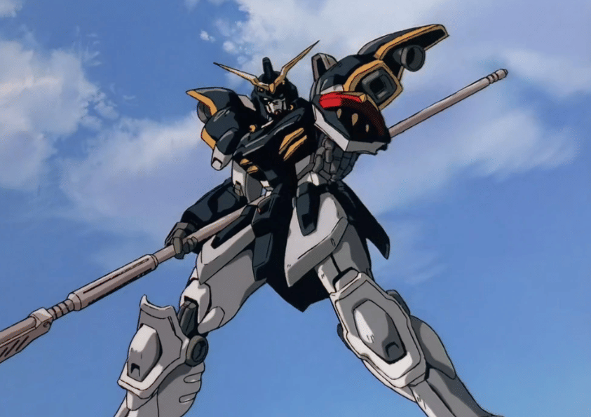 Gundam Deathscythe dari anime Mobile Suit Gundam Wing (1995)