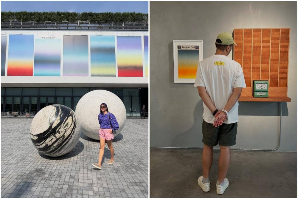 10 Potret Kenes Andari dan Winky Wiryawan ke Museum Dib Bangkok