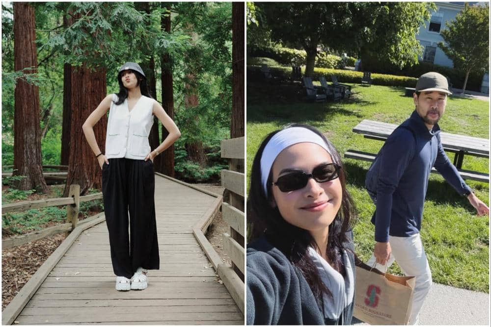 10 Potret Maudy Ayunda Liburan Awal Musim Panas di US, Happy!