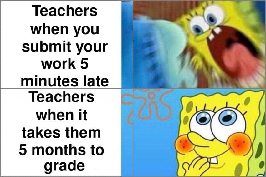 8 Meme Kartun tentang Guru, Ngasih Soal yang Jarang Diajarin