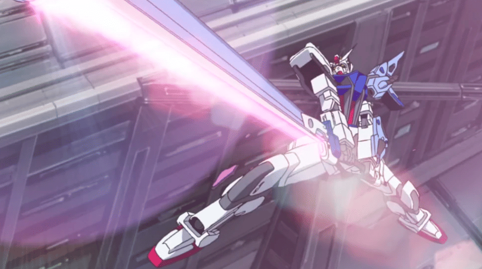 Sword Strike Gundam dari anime Mobile Suit Gundam SEED (2002)
