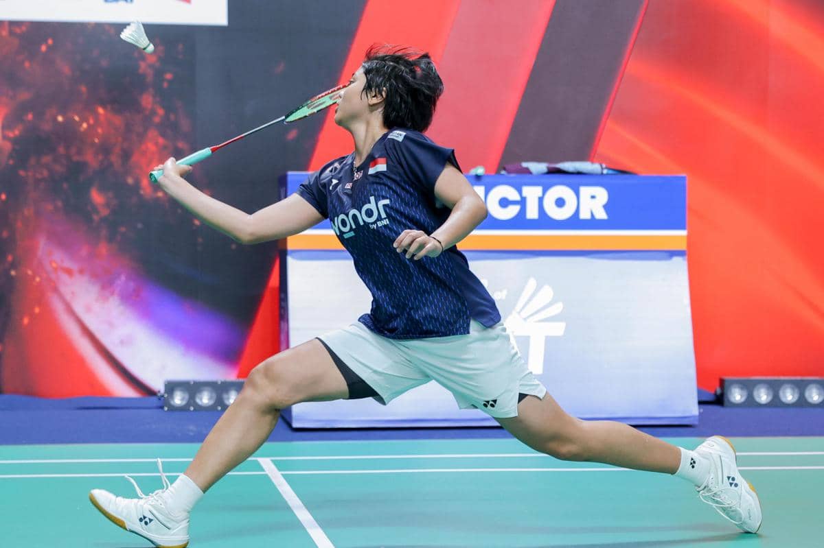 Thalita Ramadhani Wiryawan di babak kualifikasi Thailand Open 2026. 