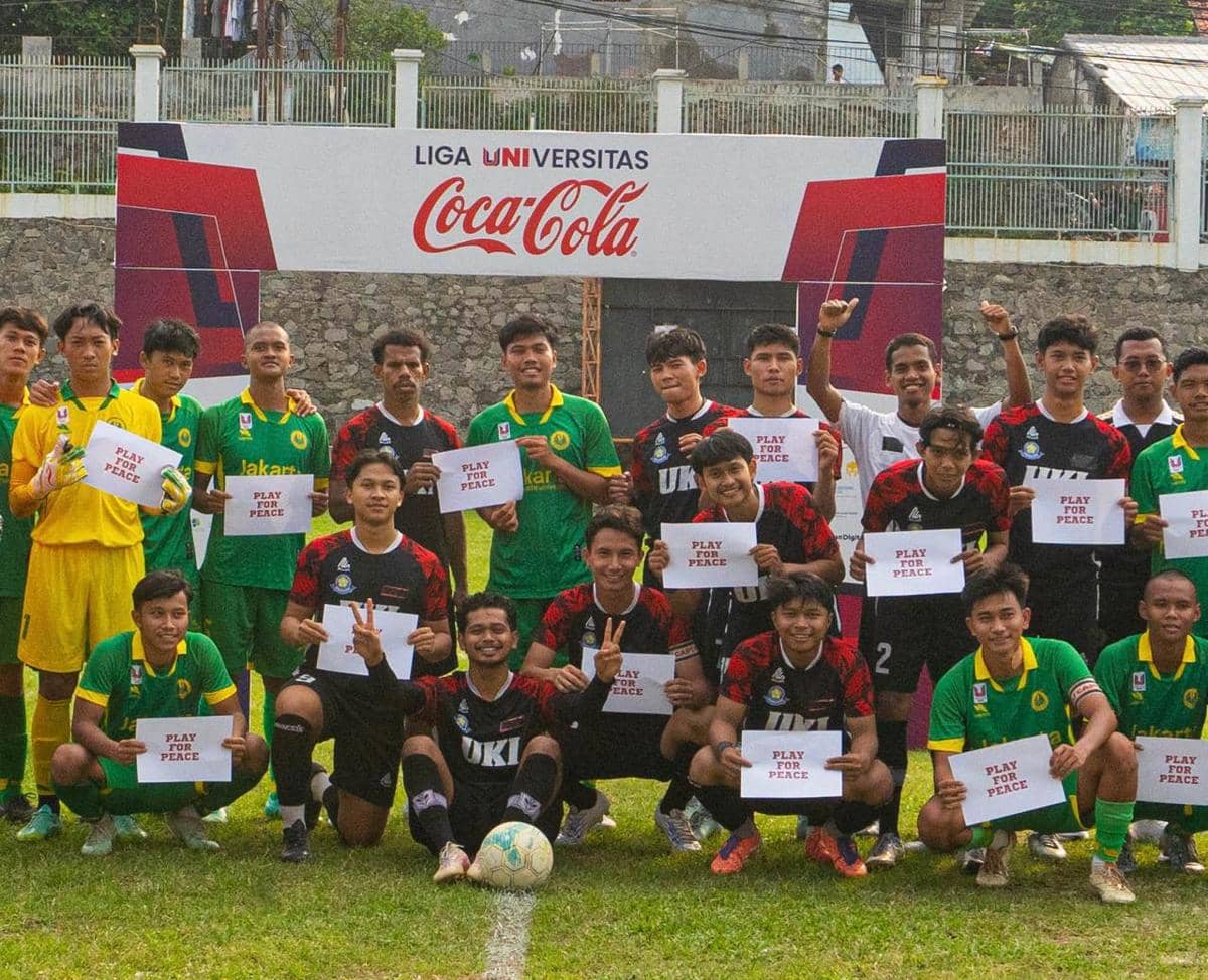 Gema Play for Peace Terasa di Liga Universitas Coca Cola 2026