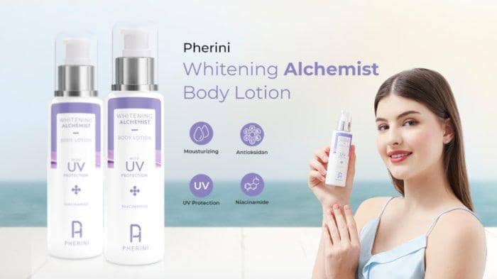 Pherini Whitening Alchemist Body Lotion with UV Protection Niacinamide
