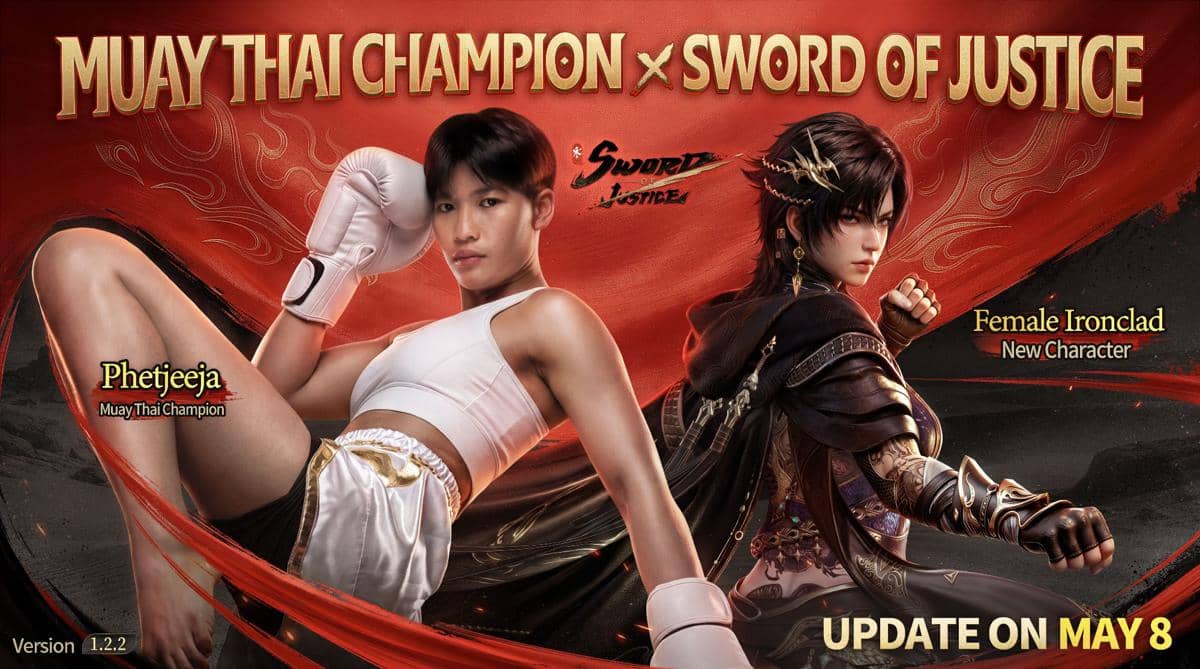 Sword of Justice Kolaborasi dengan Juara Dunia Muay Thai Phetjeeja!