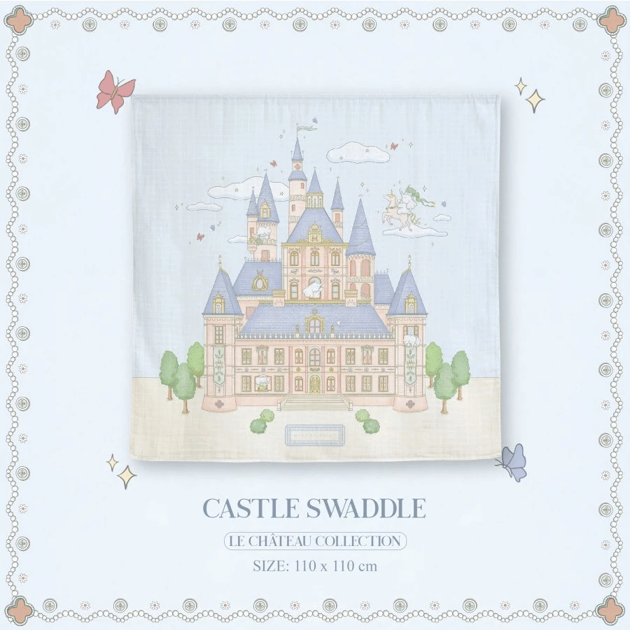 Bamboo Muslin Castle Swaddle by Friends of Sally