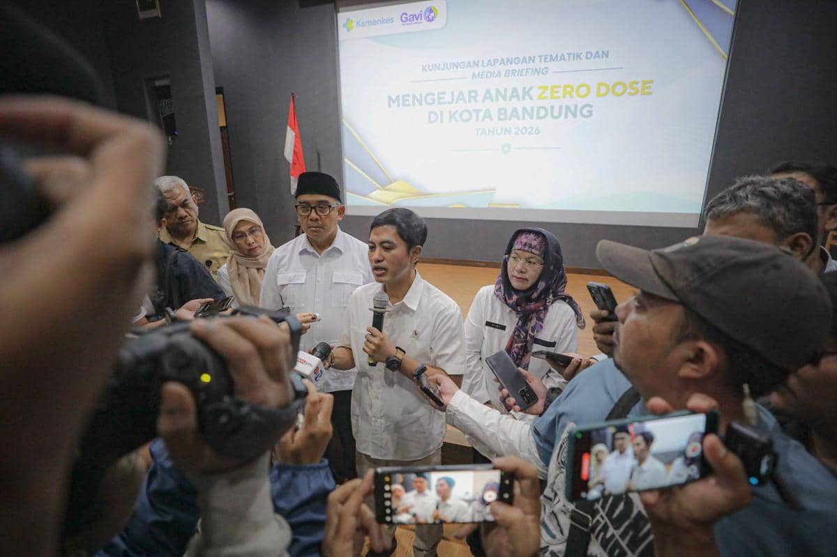 Kota Bandung Didorong Jadi Percontohan Penanganan Anak Zero Dose. (Dokumentasi Diskominfo Bandung)