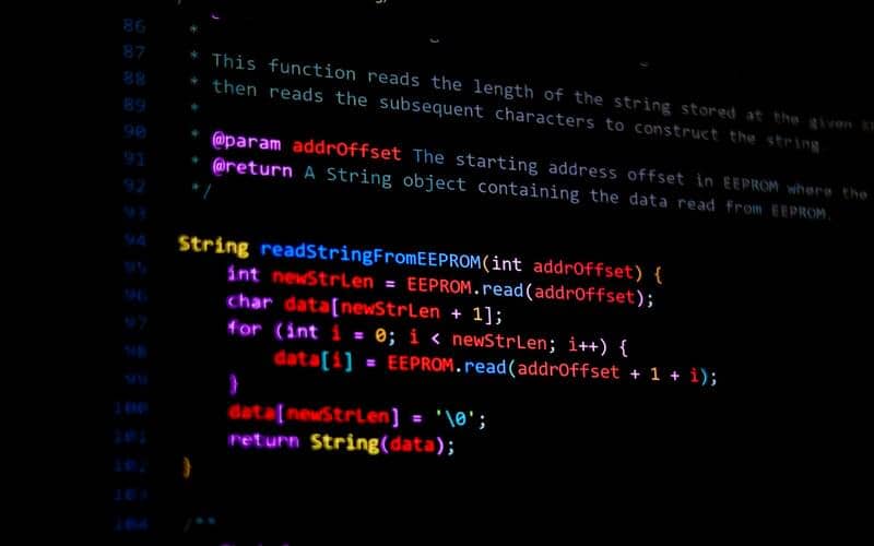 ilustrasi kode bahasa pemrograman C++
