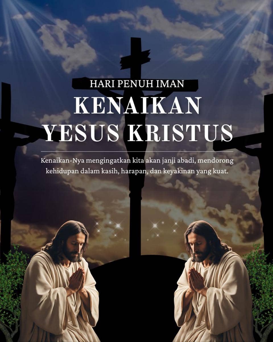 poster Kenaikan Yesus Kristus 2026 