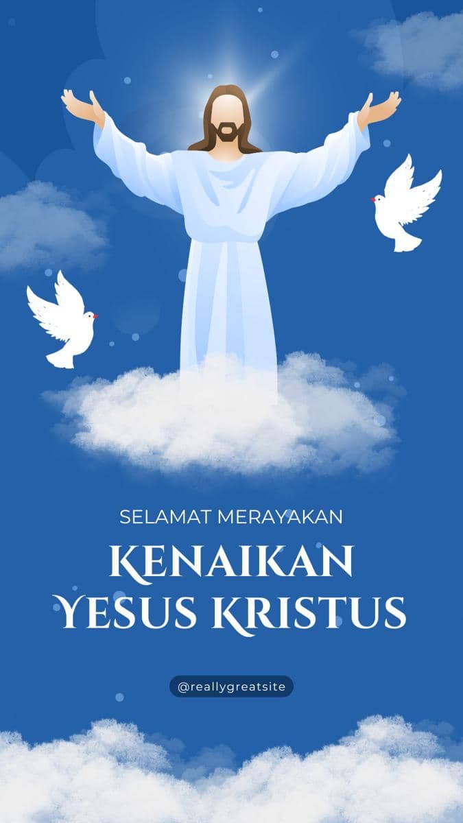 poster Kenaikan Yesus Kristus 2026 