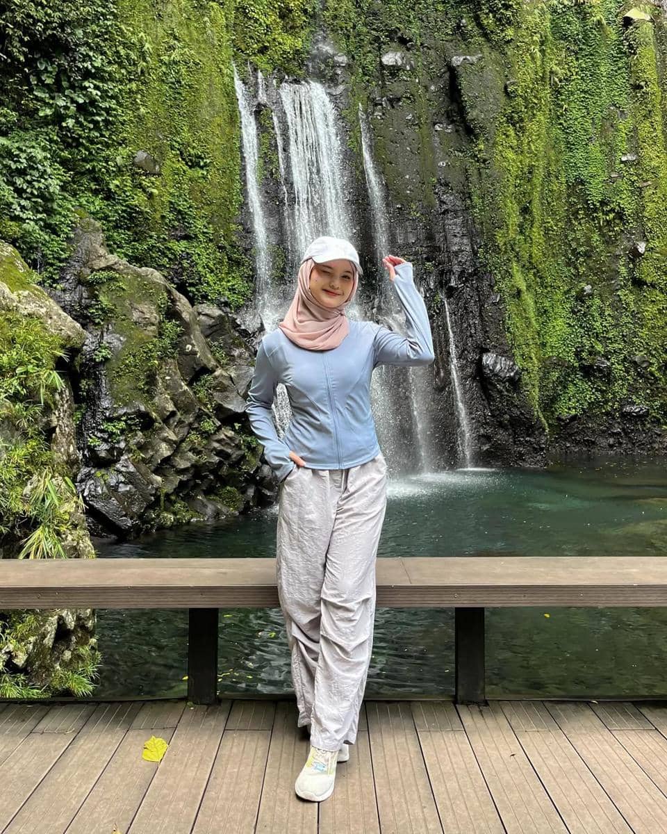 OOTD Naik Gunung ala Siska Amera