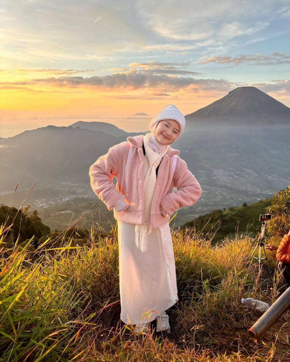 OOTD Naik Gunung ala Siska Amera