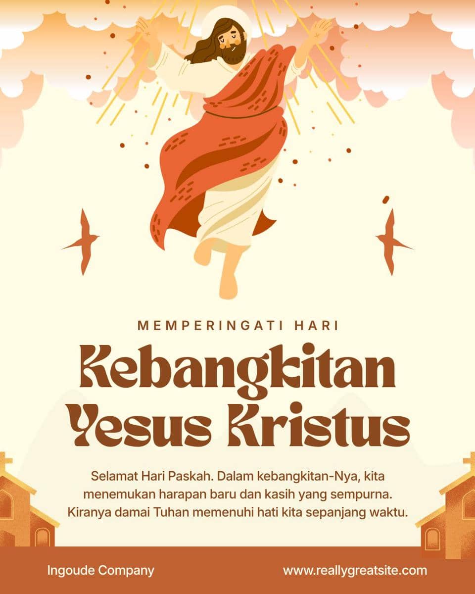 poster Kenaikan Yesus Kristus 2026 