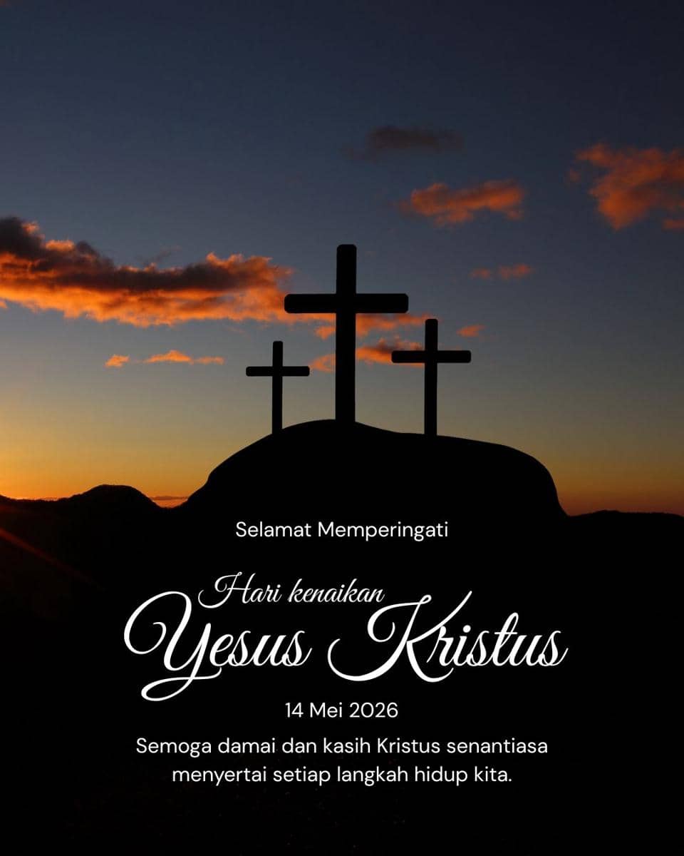poster Kenaikan Yesus Kristus 2026 