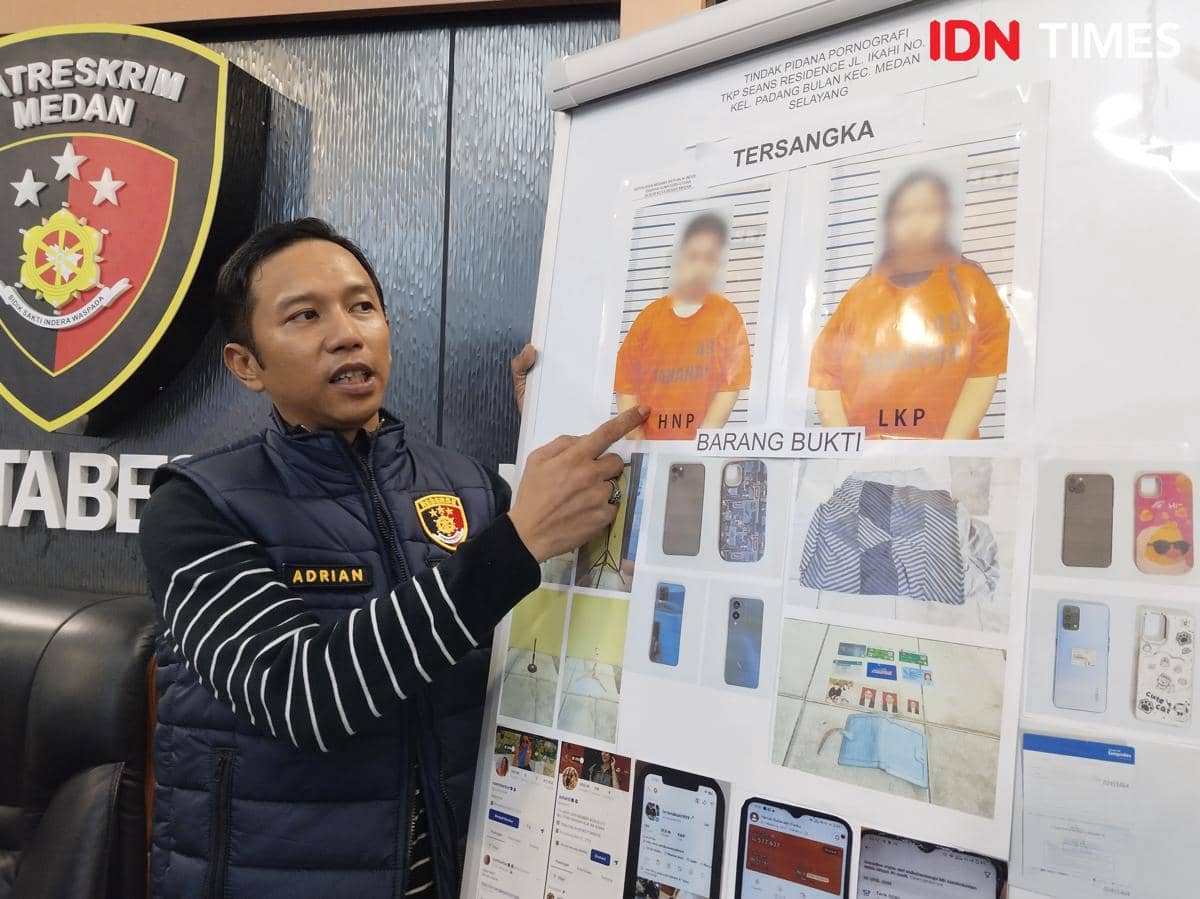Setiap Hari Streaming Aksi Asusila, Sepasang Kekasih Diringkus Polisi 
