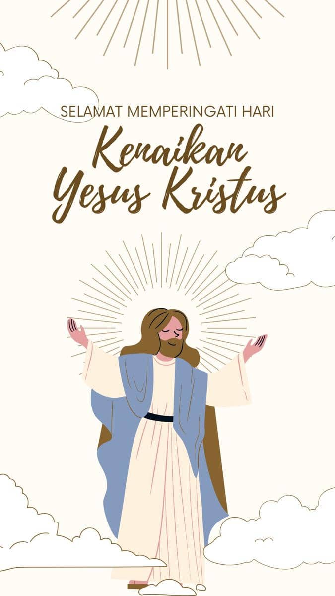 poster Kenaikan Yesus Kristus 2026 