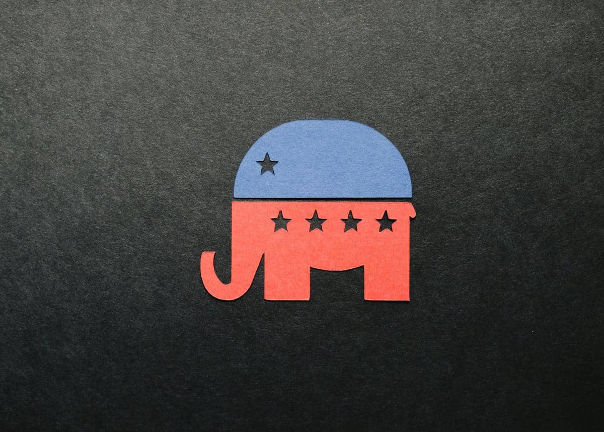 Logo Partai Republik, Amerika Serikat.