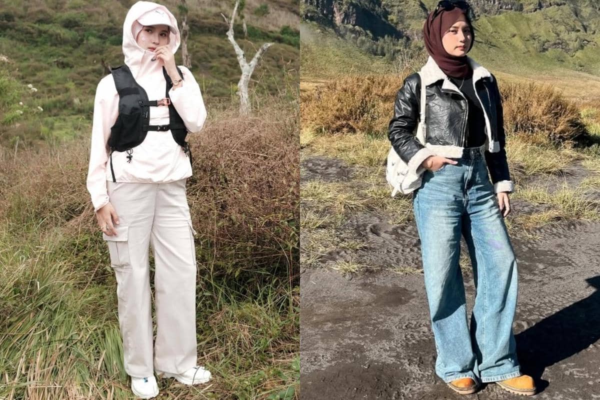 7 Ide Outfit untuk Naik Gunung ala Siska Amera, Gak Bikin Boring!