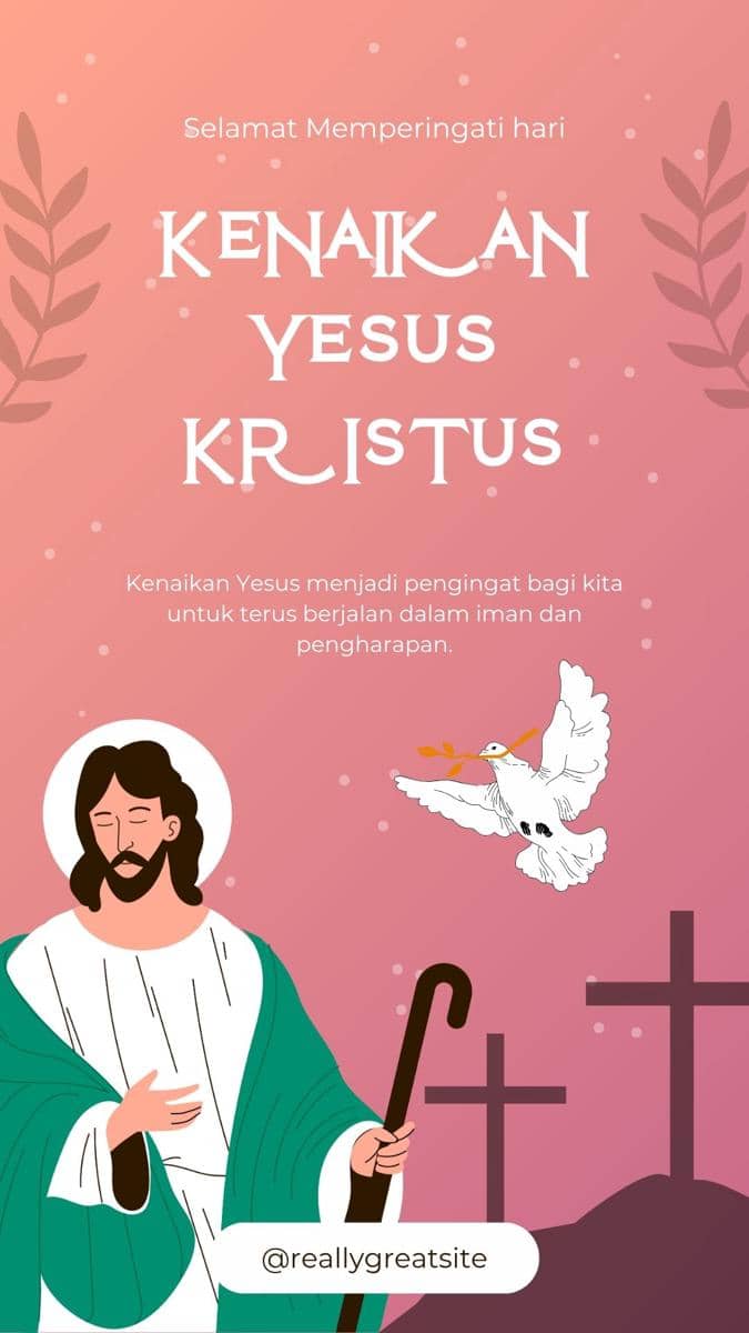 poster Kenaikan Yesus Kristus 2026 