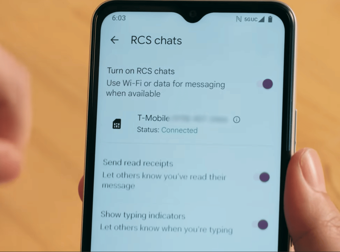 RCS atau Rich Communication Services