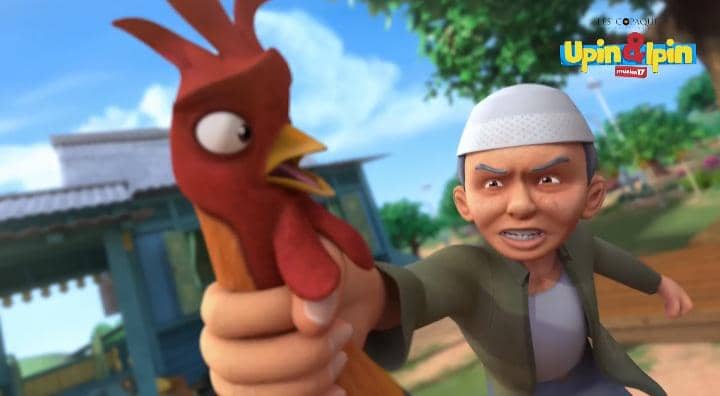 cuplikan Upin & Ipin episode Perginya Rembo