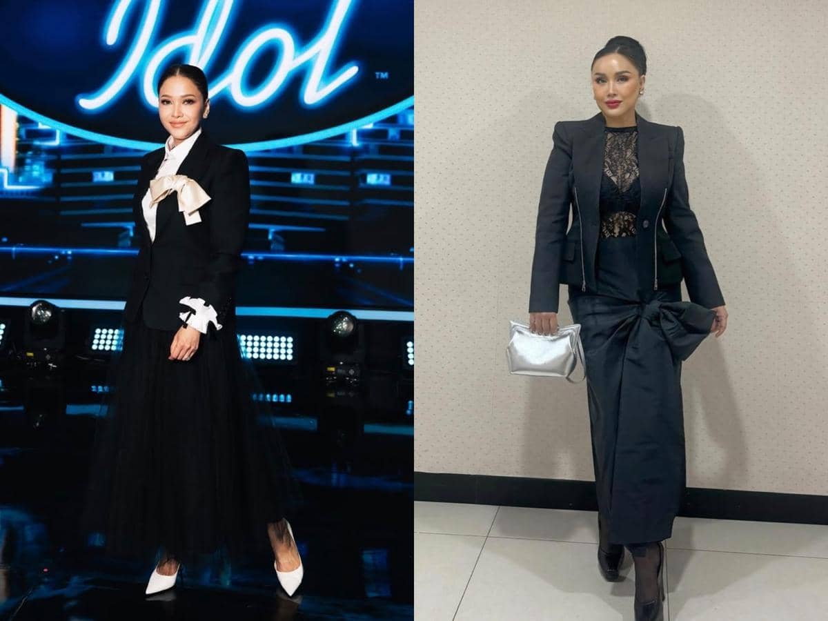 8 Adu Gaya OOTD Maia Estianty Vs. Titi DJ, Juri Ajang Pencarian Bakat