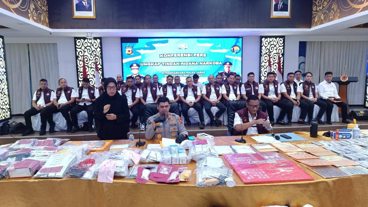 Dalam 2 Bulan, 593 Pelaku Penyalahgunaan Narkoba Diringkus Polda Jabar