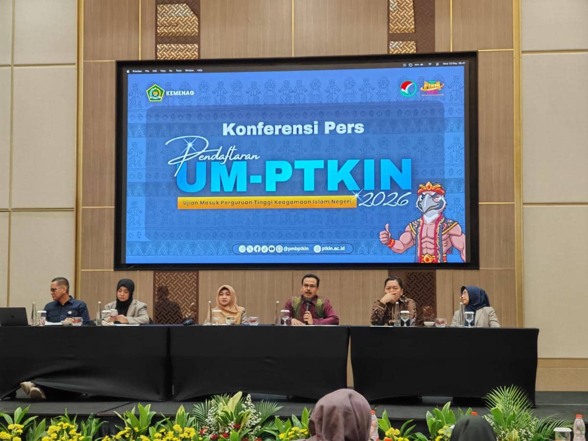 Konferensi pers pembukaan Ujian Masuk Perguruan Tinggi Keagamaan Islam Negeri (UM-PTKIN) (IDN Times/Ilman Nafi'an)