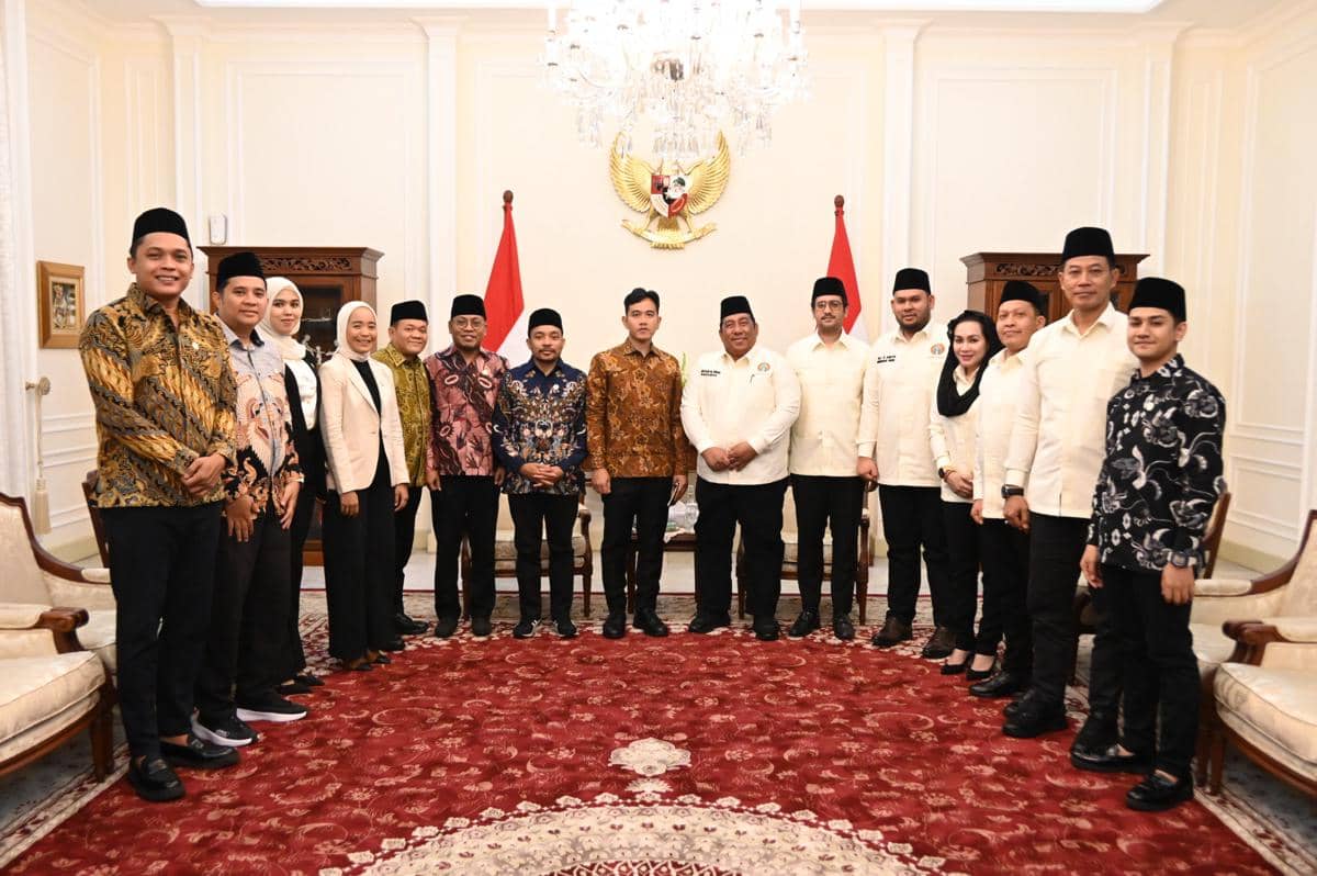 Pemuda Masjid Dunia Temui Gibran, Bahas Persatuan Generasi Muda