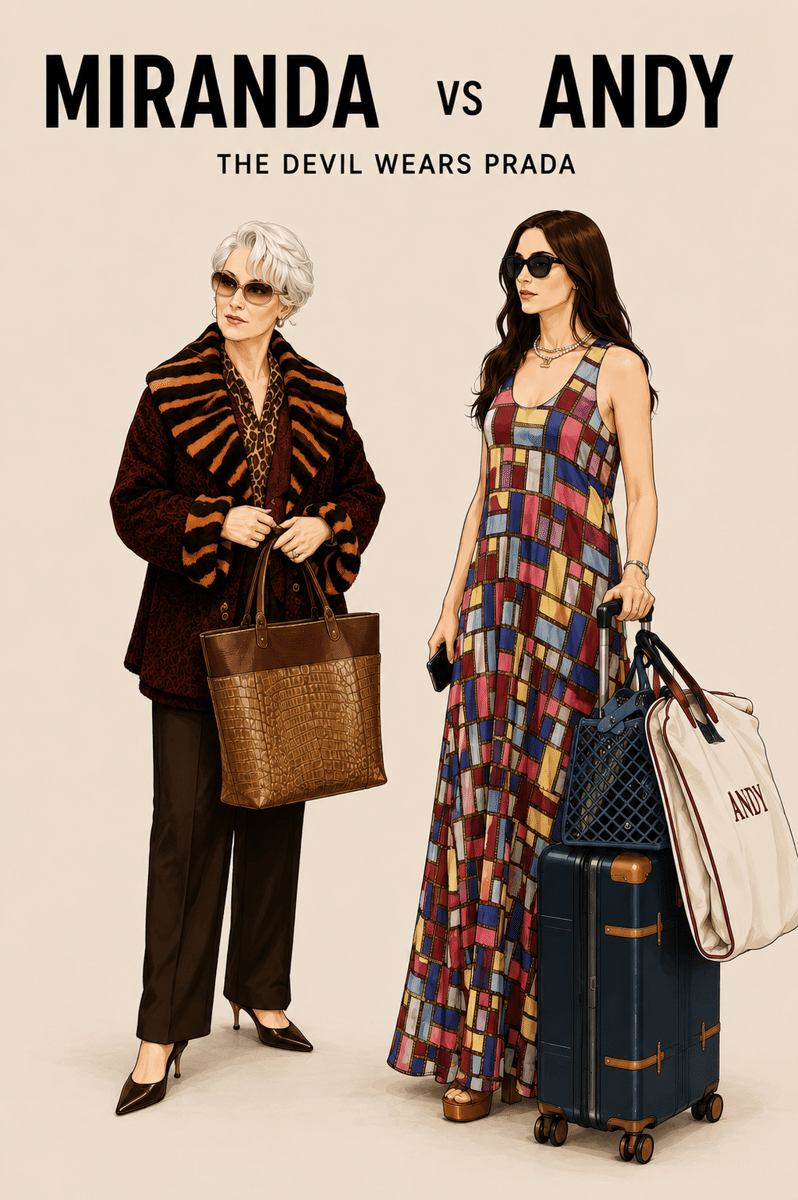 Ilustrasi OOTD Andy vs Miranda