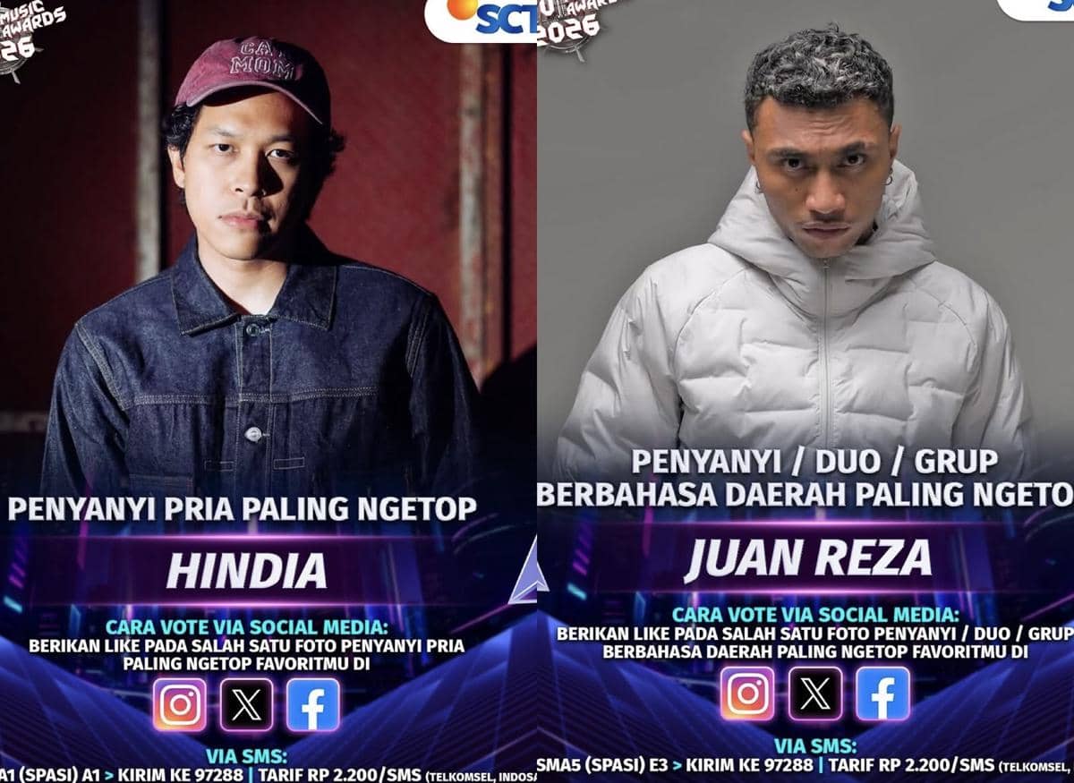 Daftar Nominasi SCTV Music Awards 2026, Juan Reza Berjaya