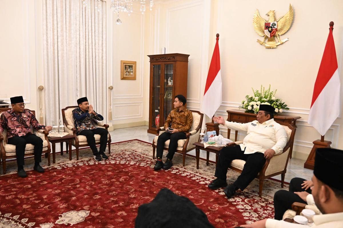 Pemuda Masjid Dunia Temui Gibran, Bahas Persatuan Generasi Muda