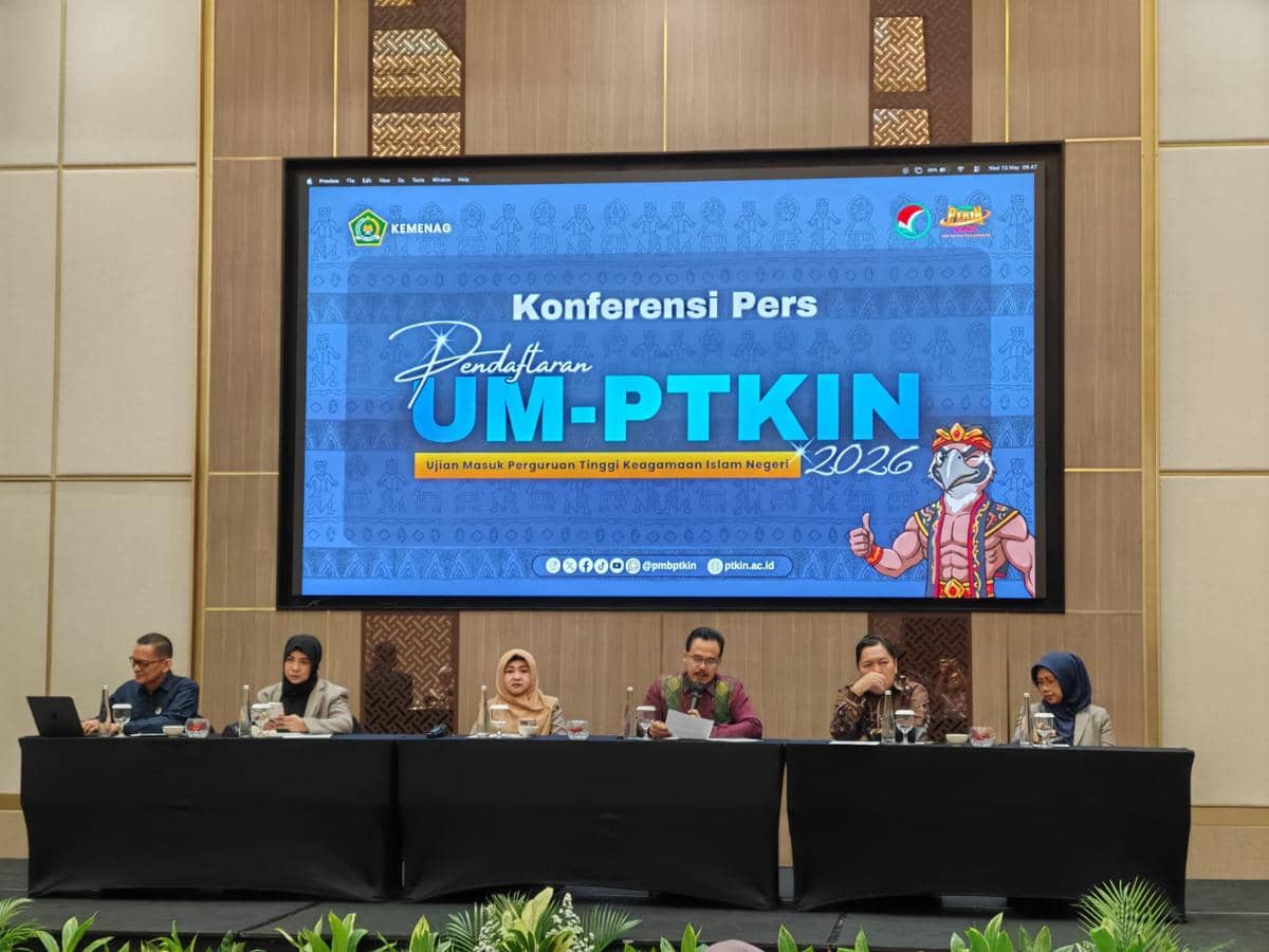 Konferensi pers pembukaan Ujian Masuk Perguruan Tinggi Keagamaan Islam Negeri (UM-PTKIN) (IDN Times/Ilman Nafi'an)