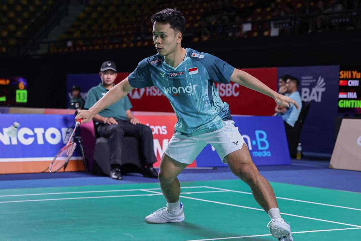 Potret Anthony Ginting di Thailand Open 2026, Rabu (13/5/2026). (Dok. PBSI).
