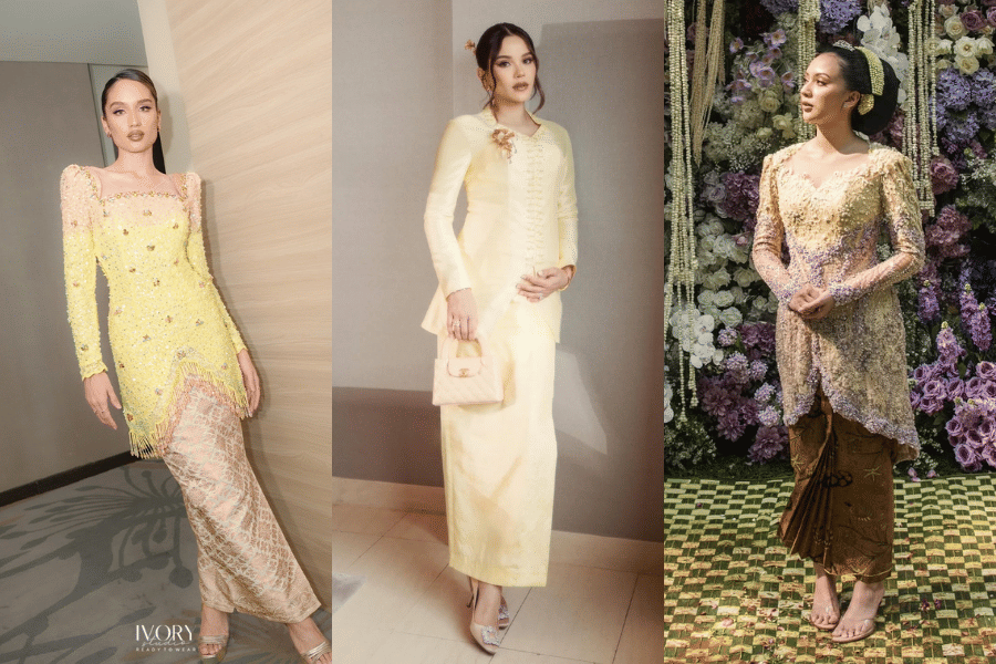 7 Look Artis Pakai Kebaya Yellow Butter, Tren Apik untuk Segala Momen