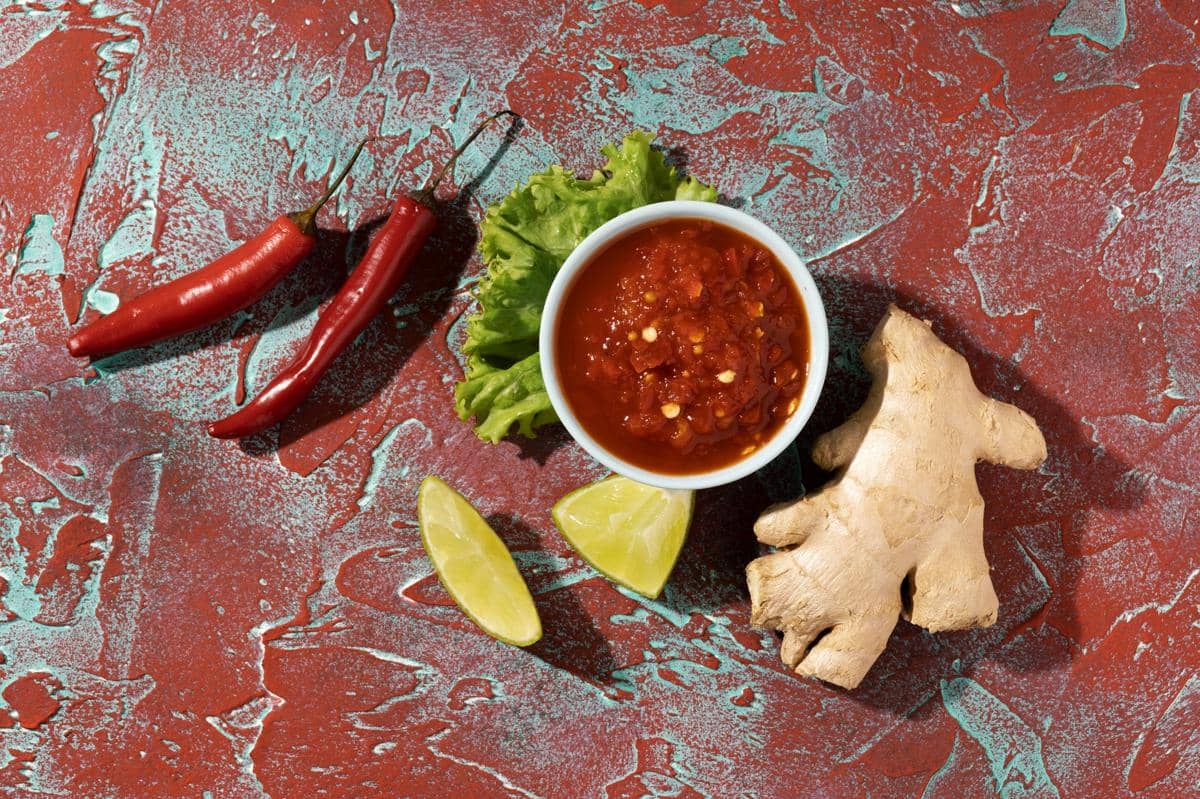 ilustrasi rasa sambal terasa nendang