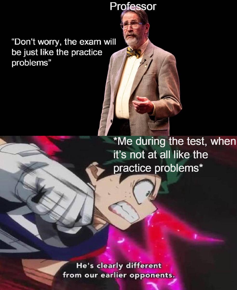 meme anime tentang dosen