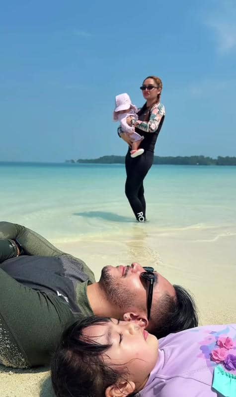 Siti Badriah dan Keluarga Liburan di Kepulauan Seribu (Instagram.com/krisjianabahh)