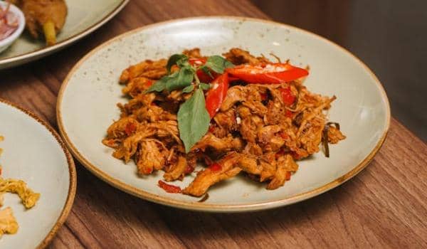 ilustrasi daging suwir 