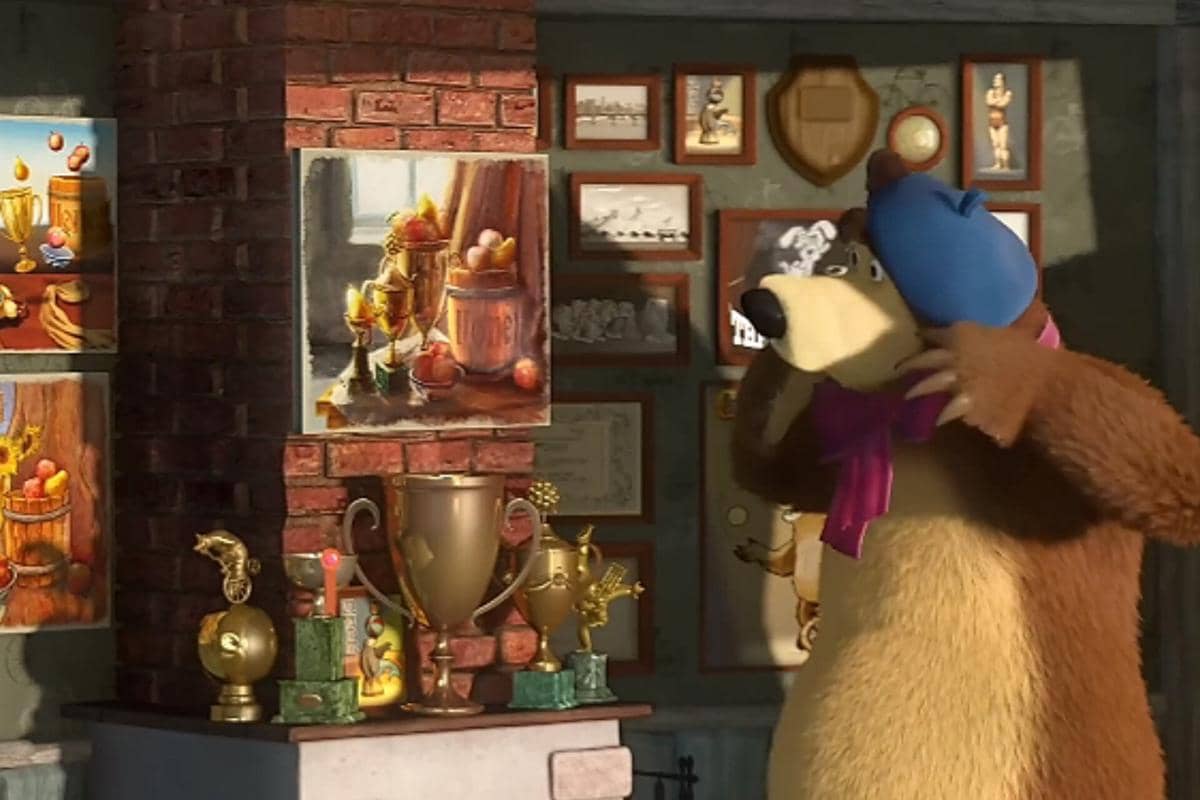 Masha and the Bear episode Picture Perfect 