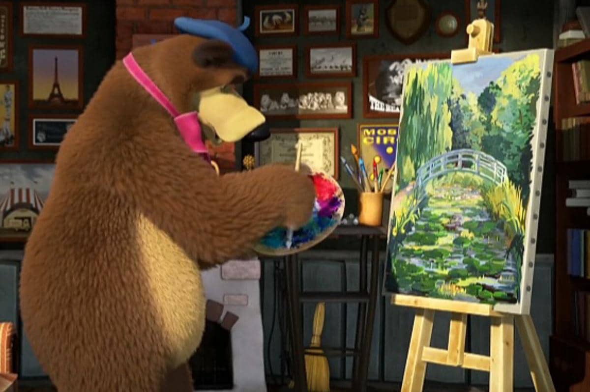 10 Lukisan Karya Beruang di Masha and the Bear, Bikin Takjub!