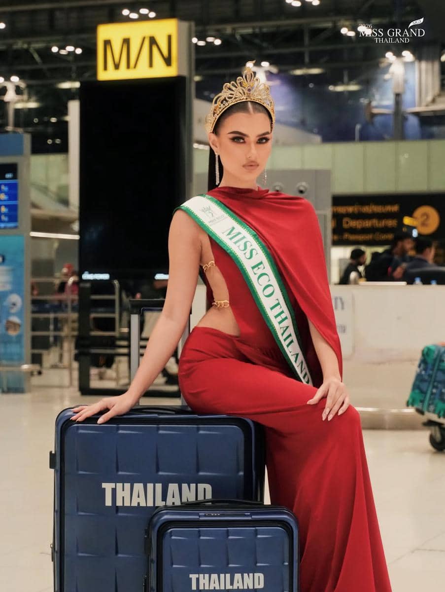 Potret Keberangkatan Finalis Miss Eco International 2026 ke Mesir